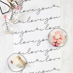 ❤️Valentines❤️ I Love You - Paper Table Runner❤️ 50 ft long